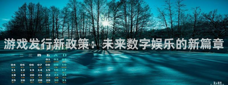 亿万28官网注册平台怎么注册：游戏发行新政策：未来数字娱乐的新篇章